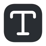 Text SVG Icon